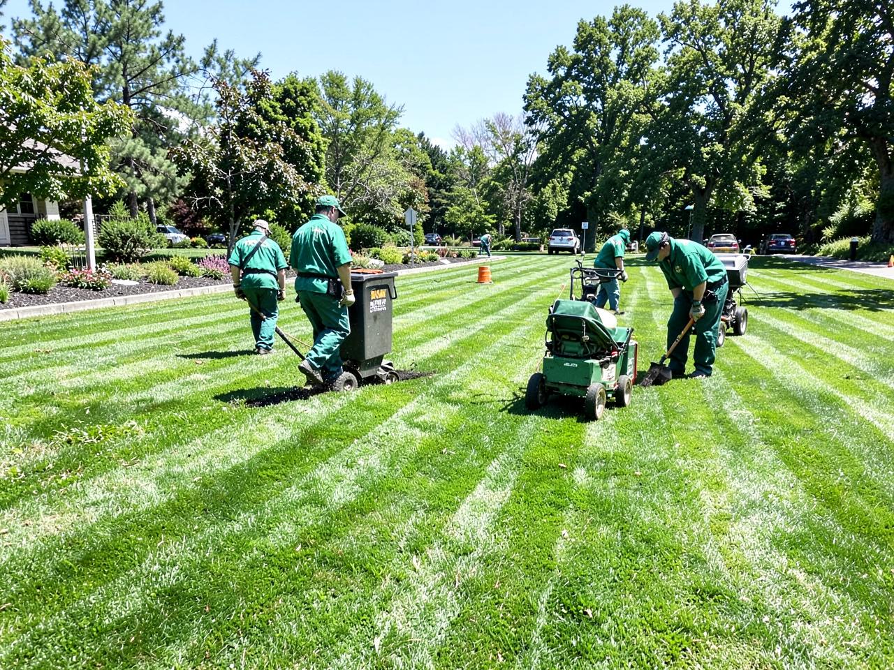 Lawn Care & Maintenance work by Virginia Lawn Pros